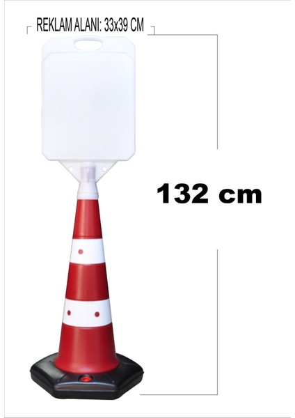Engelli Parkyeri Uzun Küçük Reklam Park ve Kaldırım Dubası 132 cm