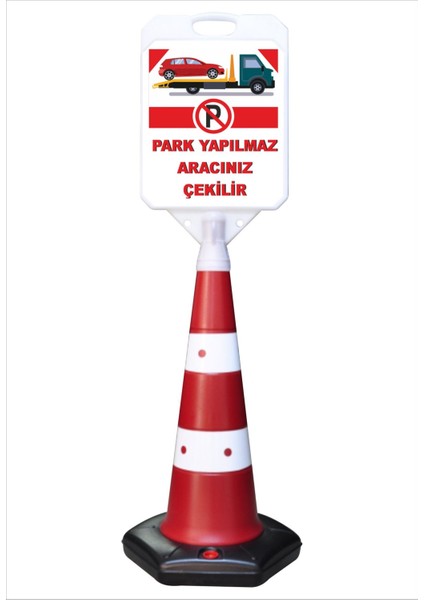 Park Yapılmaz Aracınız Çekilir Uzun Küçük Reklam Park ve Kaldırım Dubası 132 cm