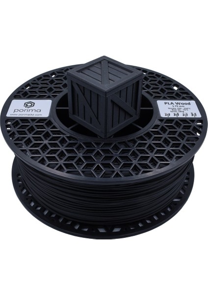 Pla Wood Filament - 1.75MM Dark 1kg