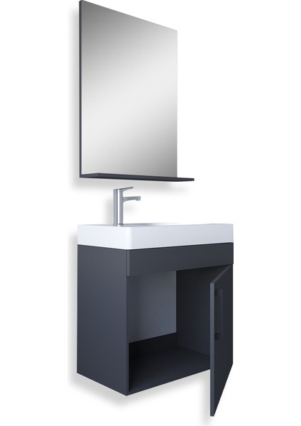 Rio 45 Cm Beyaz Mdf Banyo Dolabı Seti fiyatları