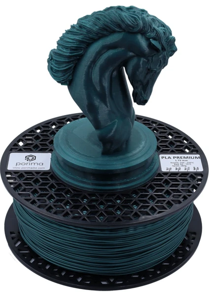 Pla Premium Filament - 1.75MM Zümrüt Yeşil 1kg