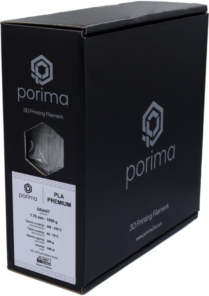 Pla Premium Filament - 1.75MM Granit 1kg