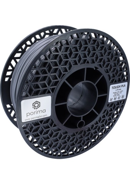 Tough Pla Filament - 1.75MM Gri RAL7015 1kg