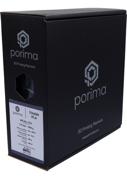 Tough Pla Filament - 1.75MM Gri RAL7015 1kg fiyatları