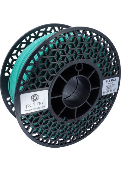 Pla Star Filament - 1.75MM Galaksi Yeşil 1kg