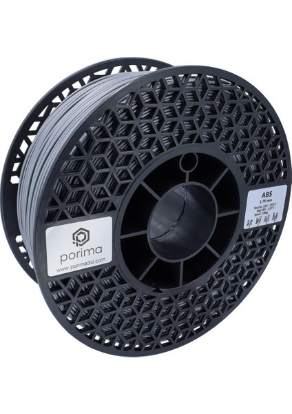 Abs Filament - 1.75MM Gümüş RAL7046 1kg