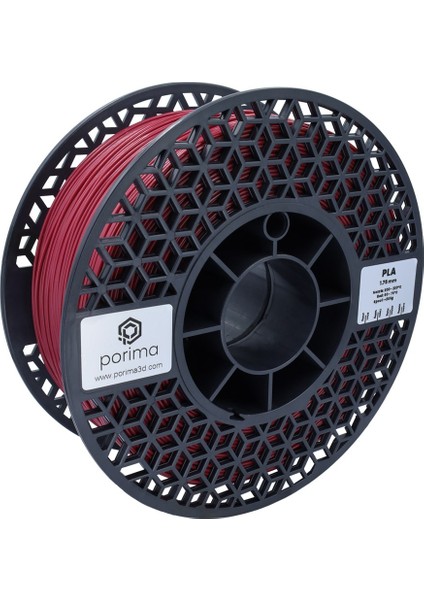 Pla Filament - 1.75MM Bordo RAL3004 1kg