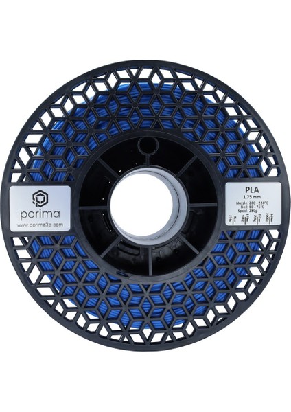 Pla Filament - 1.75MM Mavi RAL5015 1kg