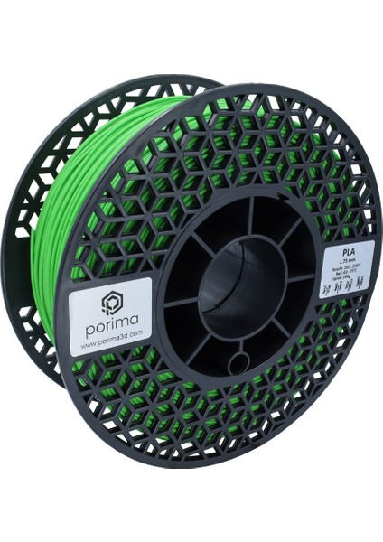 Pla Filament - 1.75MM Yeşil RAL6018 1kg