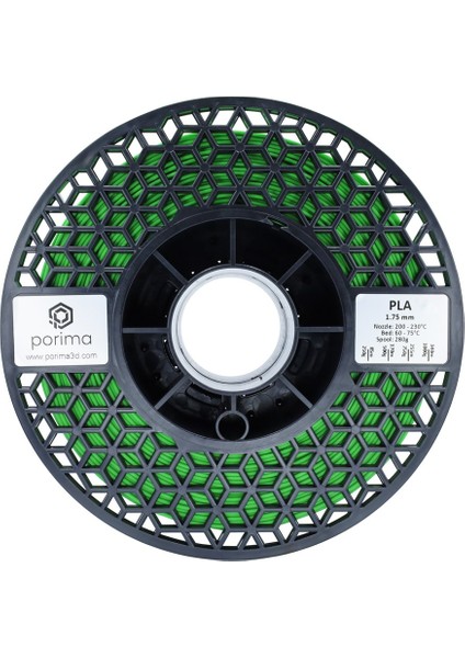 Pla Filament - 1.75MM Yeşil RAL6018 1kg