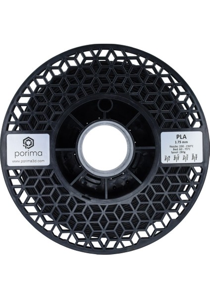 Pla Filament - 1.75MM Siyah RAL9005 1kg