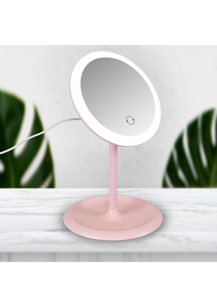 Beauty LED Işıklı Elektrikli Masa Üstü Makyaj Aynası