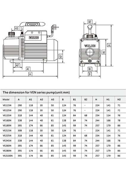 ve 115N Vakum Pompası