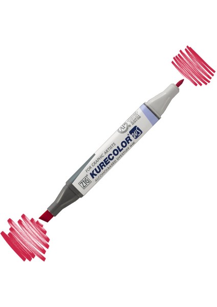 Kurecolor KC3000 Twin S Marker Kalem 266 Wine Red