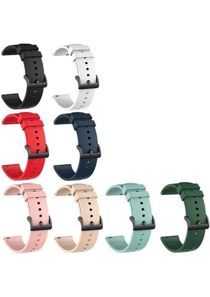 Amazfit Gts-Gts 2-GTS2E-GTS 2 Mini-Gts 3 Uyumlu Silikon Kordon (20MM)