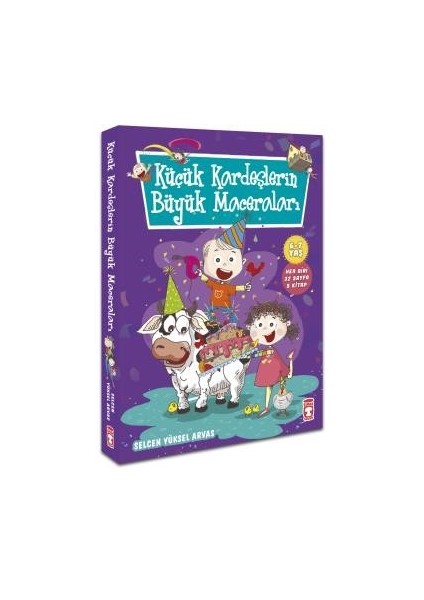 Küçük Kardeşlerin Büyük Maceraları Seti (5 Kitap) - Selcen Yüksel Arvas