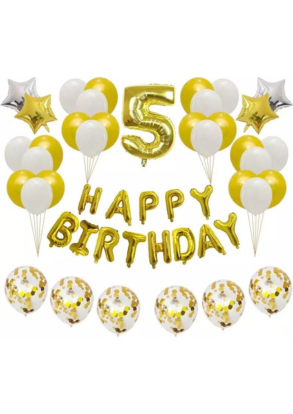 5 Yaş Mutlu Doğum Günü Seti