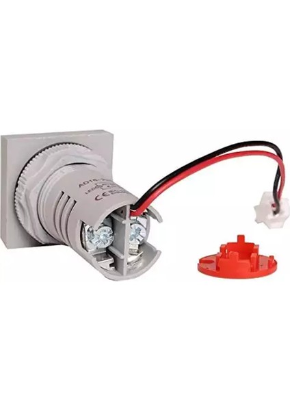 Ac 20-500V 100A Kare Dijital Voltmetre Ampermetre 220V Kırmızı