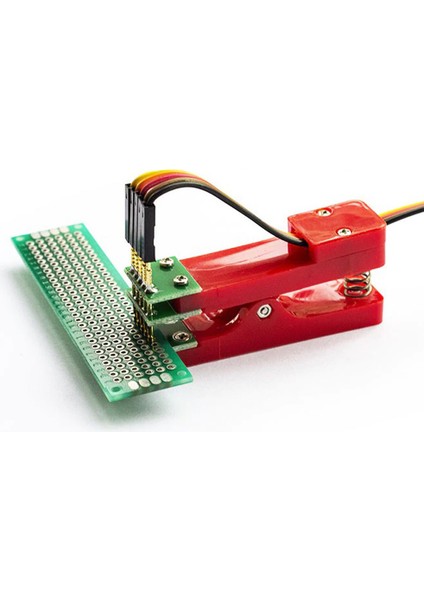 5 Pin Programlama Aparatı 2.54MM Pogo Pin Yaylı Mandal Klips Seri Üretim Entegre