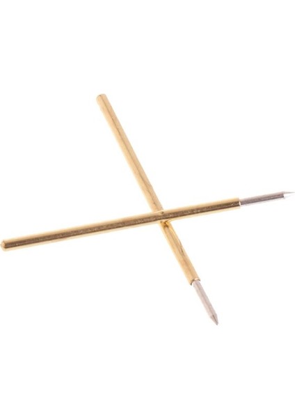 Pogo Pin P50-B1 100 Adet Set Altın Kaplama Yaylı Test Probu Pim 3A 0.5mm