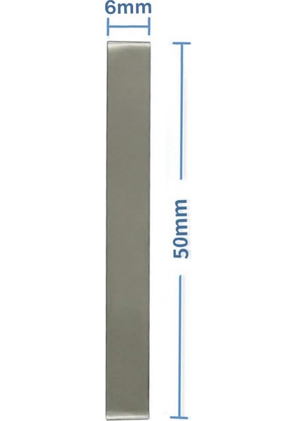 Nikel Tel 6mm x 50 mm Lehimlenebilir Pil Bağlantı Teli 18650 Lio modelleri