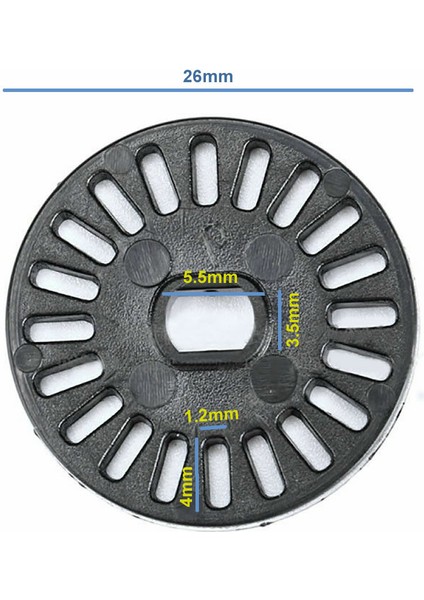 Kod Disk Plastik 20 Göz Motor Hız Rpm Mesafe Ölçme Algılayıcı Sensör Infrared