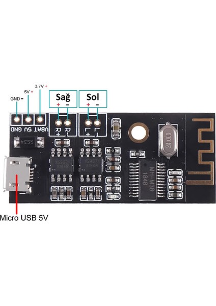MH-M38 Bluetooth 4.2 Mp3 Ses Modülü 2 Kanal 5WATT Anfi Kuvvetlendirici Kablosuz Ses Kartı indirimleri