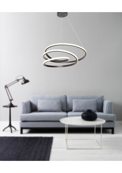 TT301-SY Yay Modeli Siyah LED Avize fiyatları