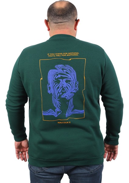 Mocgrande Büyük Beden Erkek Sweat Malcolmx 22735 Neftı modelleri