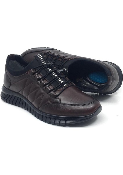 Deri Erkek Günlük Casual Rahat Kışlık Streçli Ayakkabı 40-44
