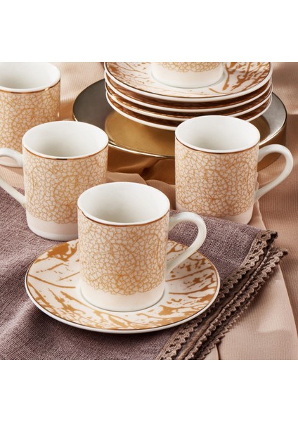 Atina 12 Parça 6 Kişilik Bone Türk Kahvesi Fincan Takımı - 2512 fiyatları