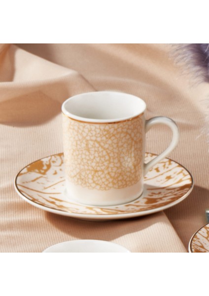 Atina 12 Parça 6 Kişilik Bone Türk Kahvesi Fincan Takımı - 2512 modelleri