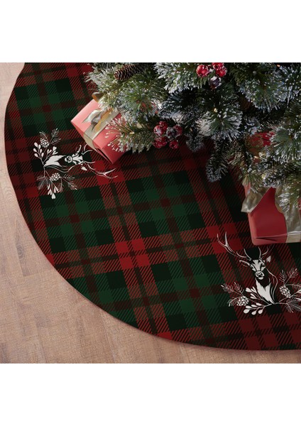 Tartan Geyiği Çam Ağacı Altı Örtüsü TS403