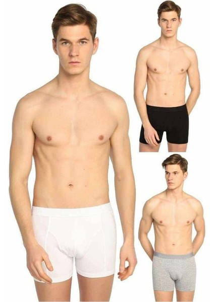 Erkek Elastan Boxer 6 Adet