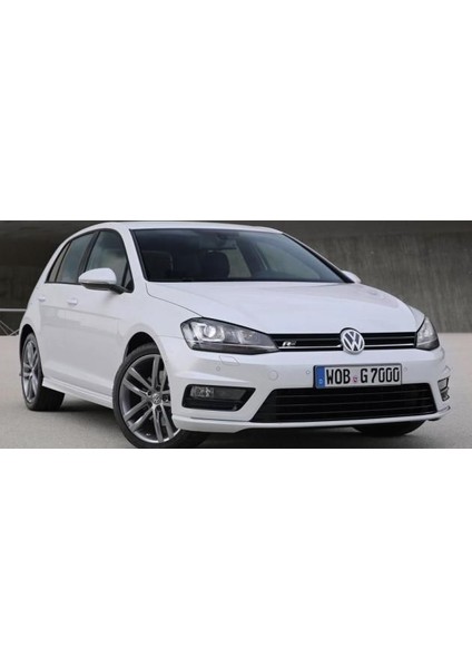 Vw golf 7 mk7 rline ön panjur ızgara krom şeritli 2012+