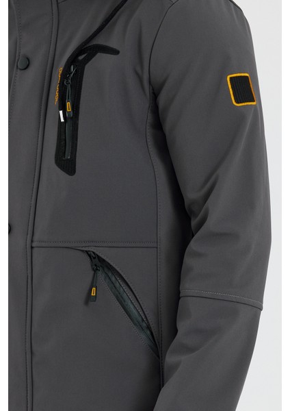 Su ve Rüzgar Geçirmez Içi Kürklü Softshell Erkek Mont
