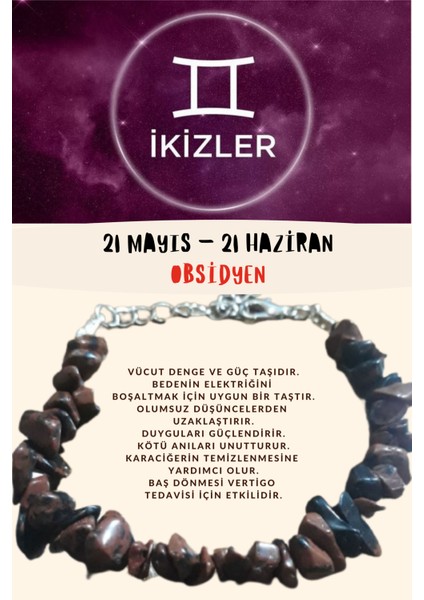 Ikizler Burcu Burç Bilekliği