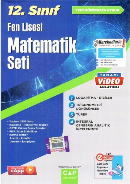 Çap 12. Sınıf Fen Lisesi Matematik Set