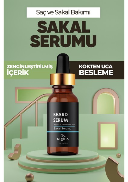 Dolgunlaştırıcı Canlandırıcı Sakal Serumu 30 ml