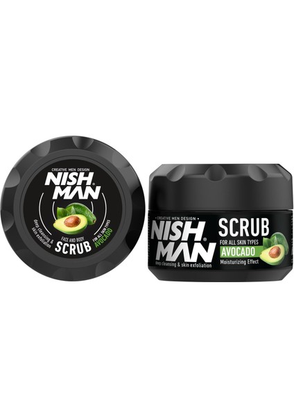 NISHMAN Yüz Temizleyici Scrub Avakado Özlü 300 ml