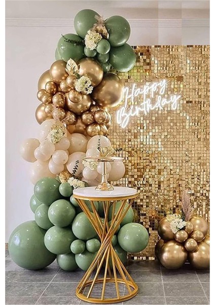 Küf Yeşili Balon 10 Adet - 12 Inc 30 cm Parti Balonu