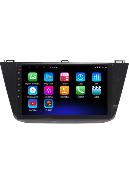 Vw Tiguan Android 12 Kablosuz Carplay Navigasyon Multimedya Ekran Teyp - MY-0609W-VW Tiguan