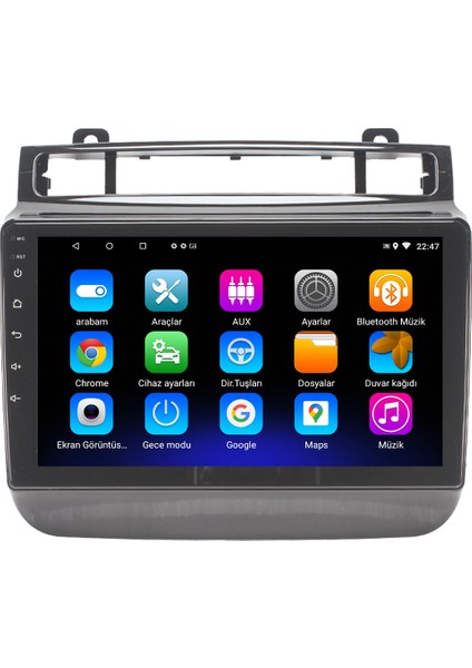 Vw Touareg Android 12 Kablosuz Carplay Navigasyon Multimedya Ekran Teyp - MY-0609W-VW Touareg