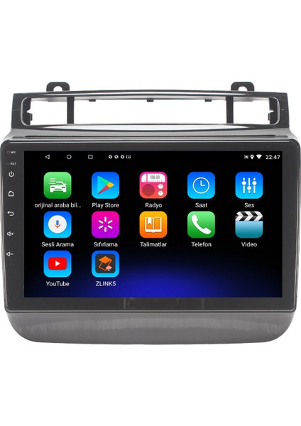 Vw Touareg Android 12 Kablosuz Carplay Navigasyon Multimedya Ekran Teyp - MY-0609W-VW Touareg