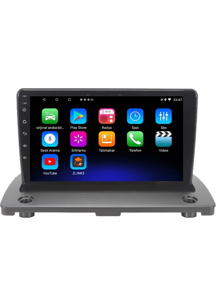 Volvo S40 Android 12 Kablosuz Carplay Navigasyon Multimedya Ekran Teyp - MY-0609W-VOLVO S40