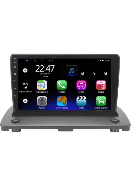 Volvo S40 Android 12 Kablosuz Carplay Navigasyon Multimedya Ekran Teyp - MY-0609W-VOLVO S40