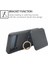 For Samsung Galaxy Z Flip 4 Pu Sıkışmış Cüzdan Yüzük Cep Telefonu Kılıfı (Yurt Dışından) 3