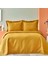 Back To Basic Açık Hardal Çift Kişilik Yatak Örtüsü 1
