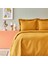Back To Basic Açık Hardal Çift Kişilik Yatak Örtüsü 2