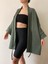 Yumuşak Dokulu Kapitone Kalın Ovre Kimono - Unisex 4
